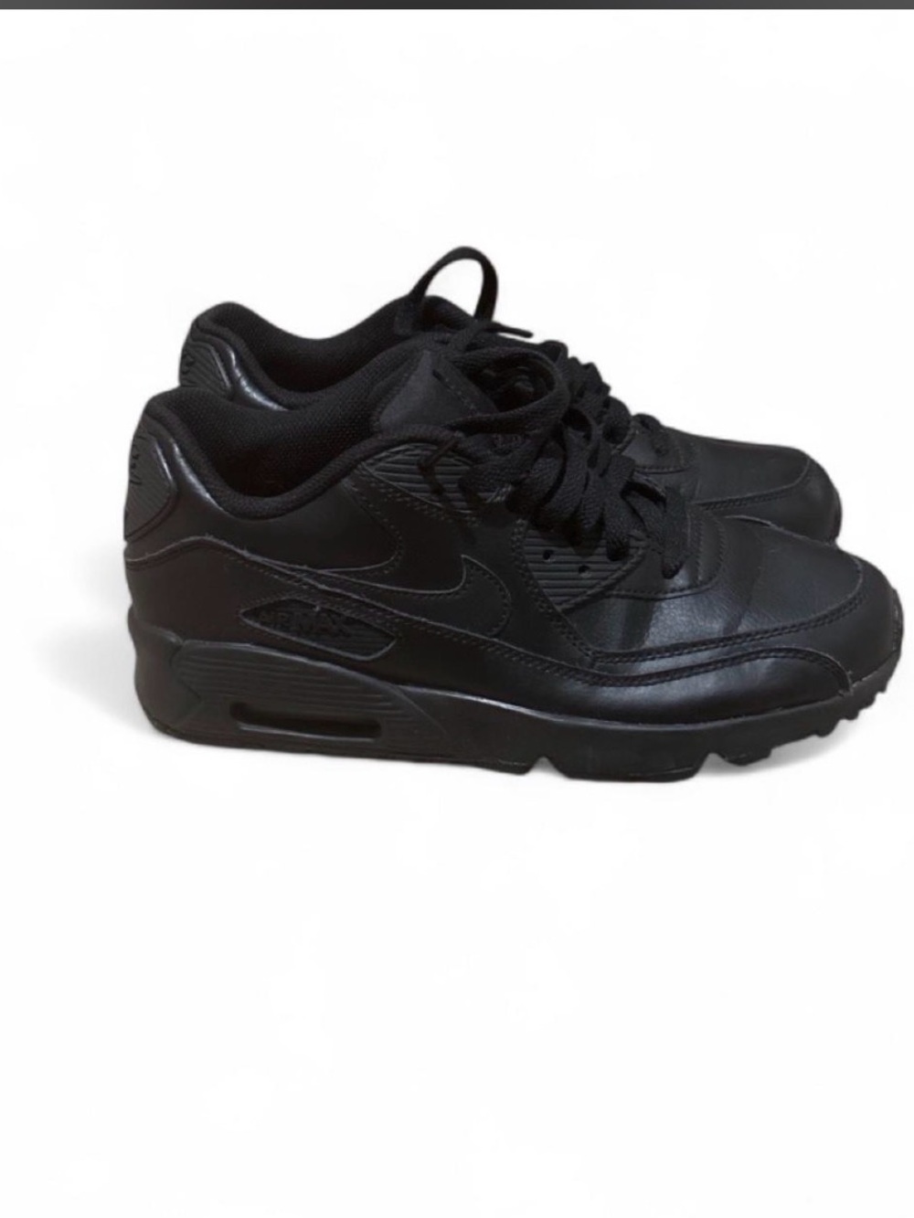 Nike Kids All-Black Athletic Sneakers